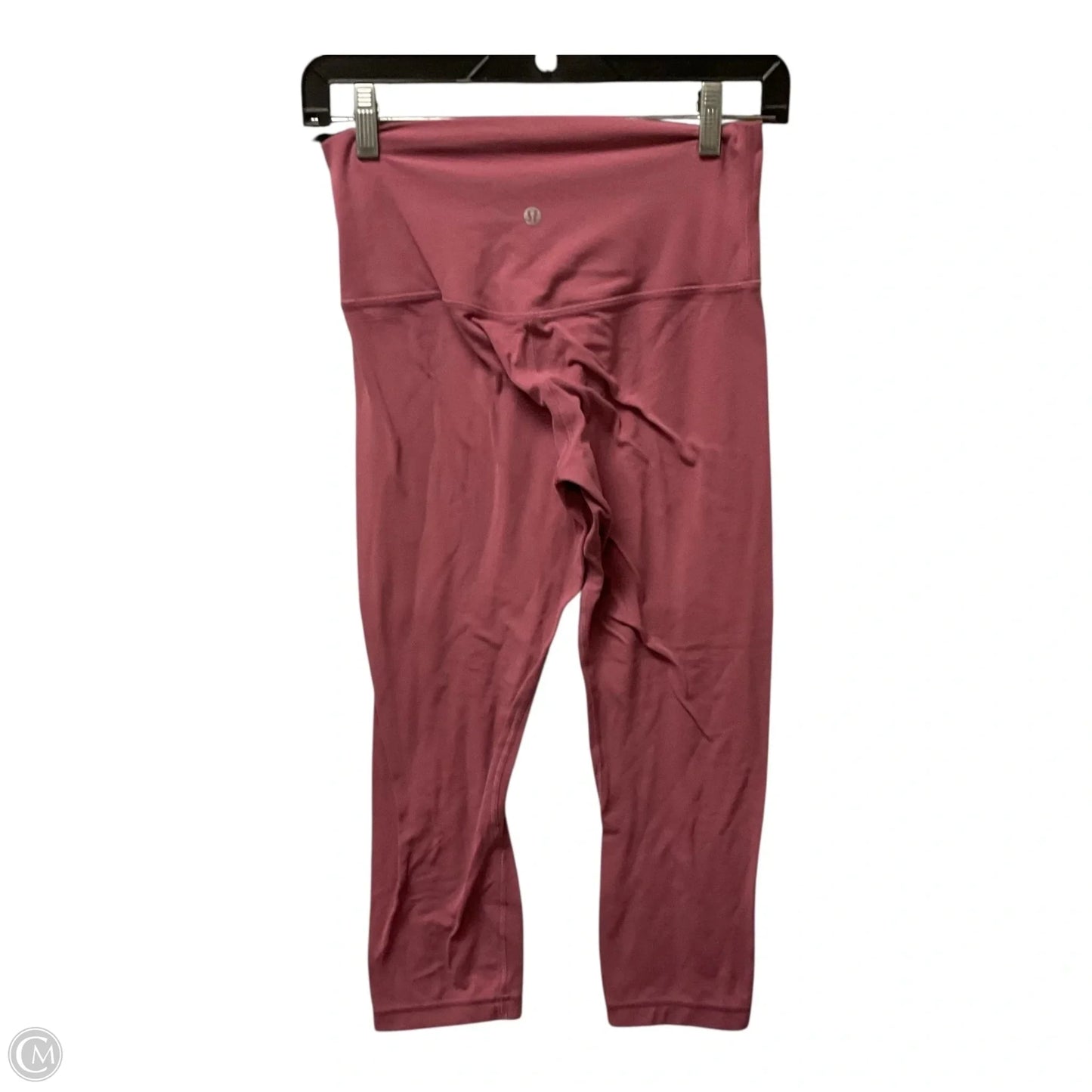 Athletic Capris By Lululemon In Pink, Size: 8
