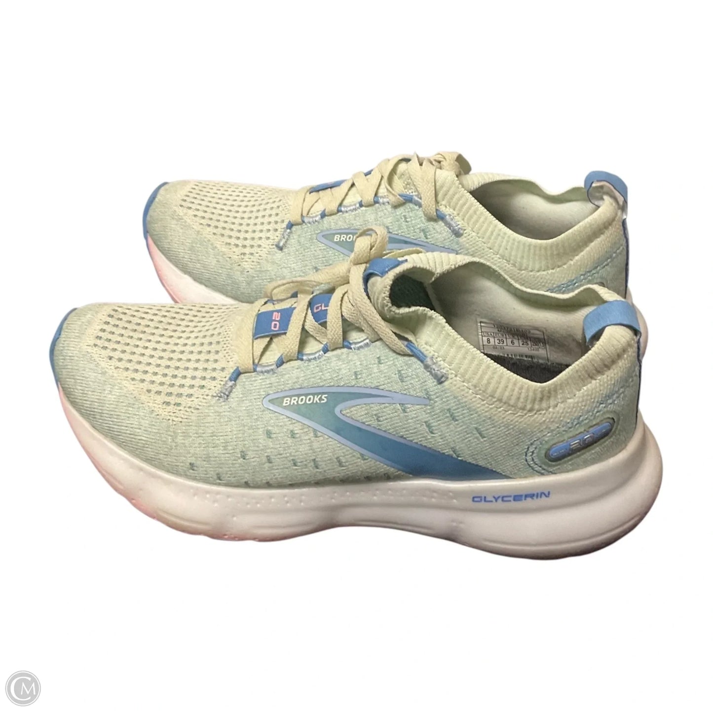 Shoes Athletic By Brooks In Green, Size: 8