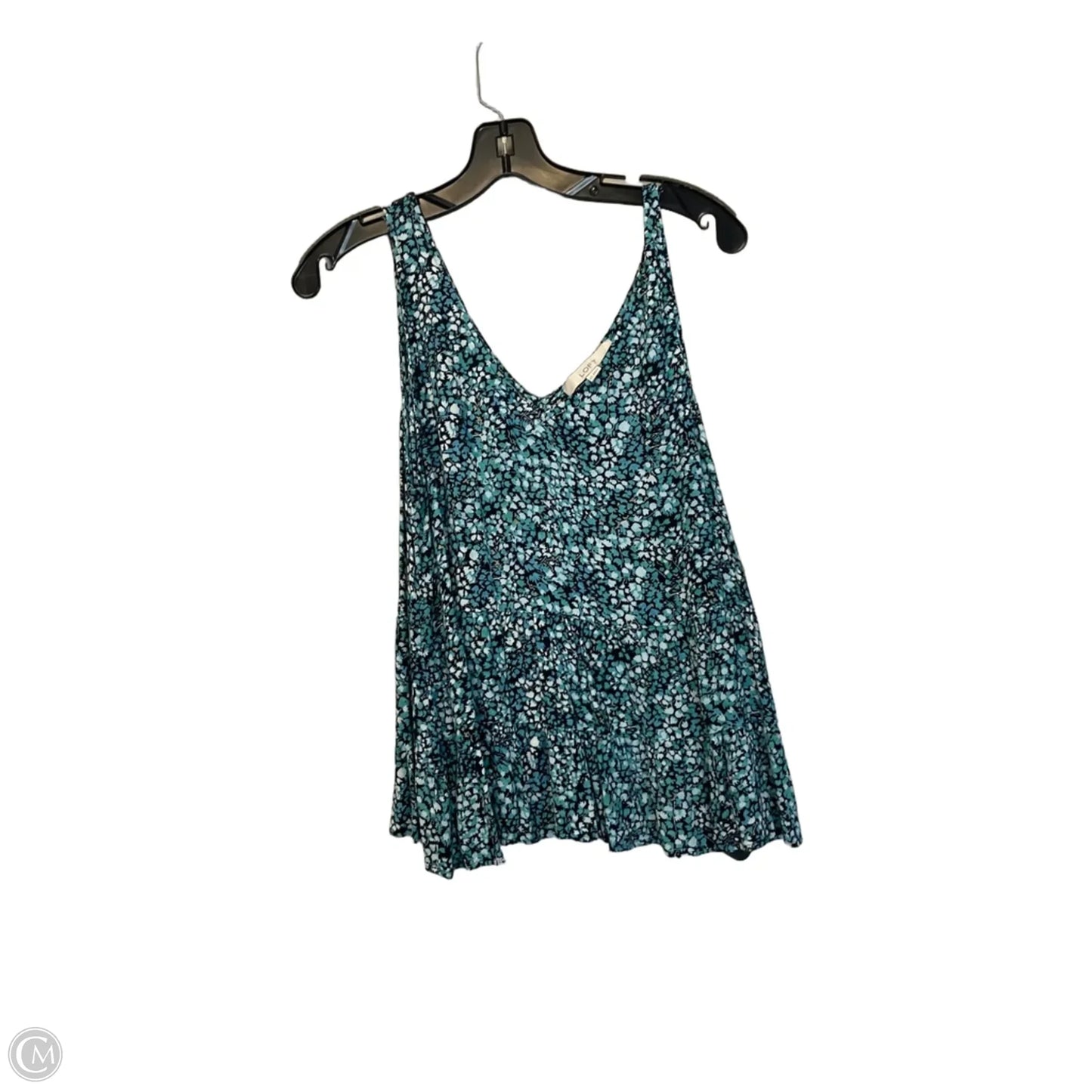 Top Sleeveless By Loft In Floral Print, Size: Lp