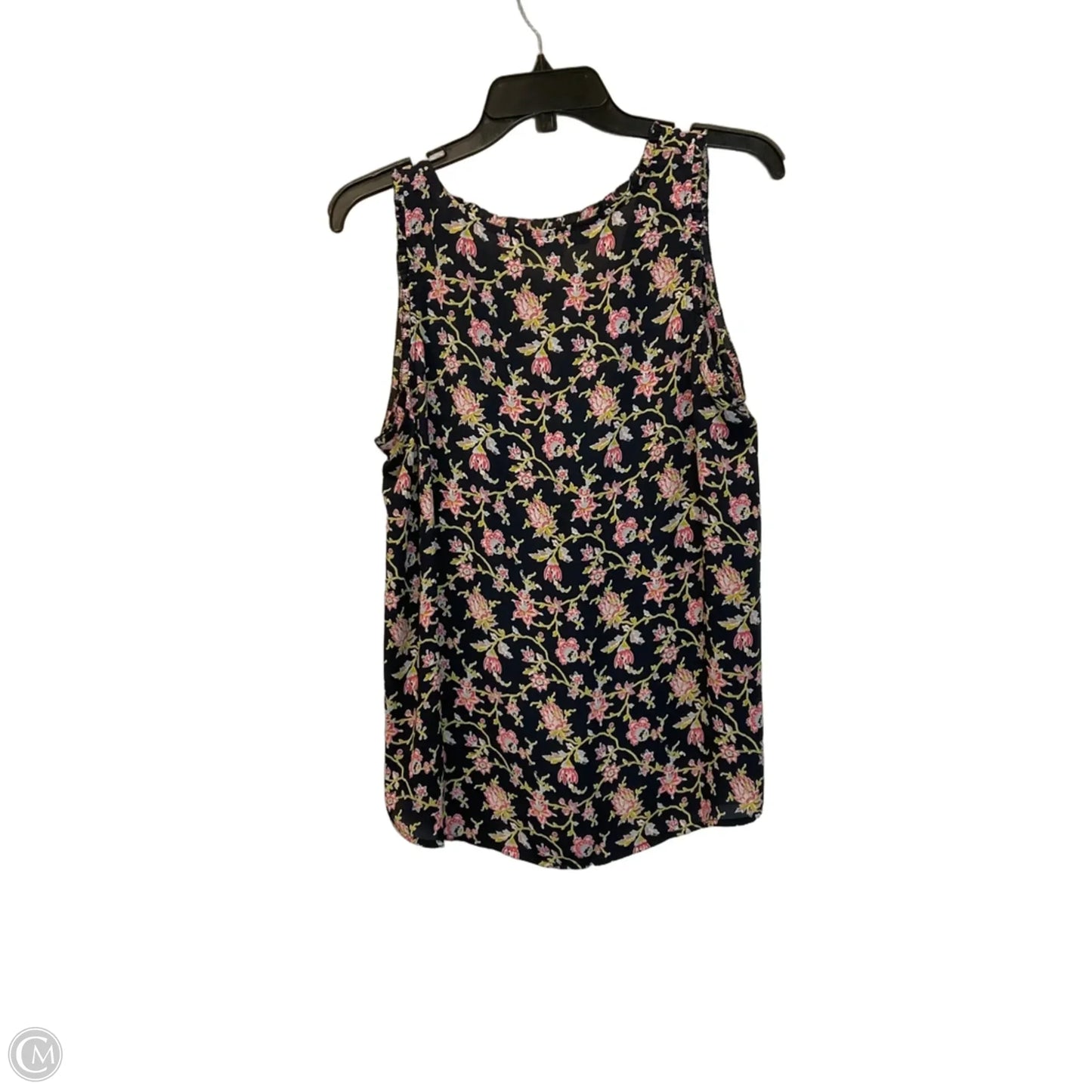 Top Sleeveless By Loft In Navy, Size: L