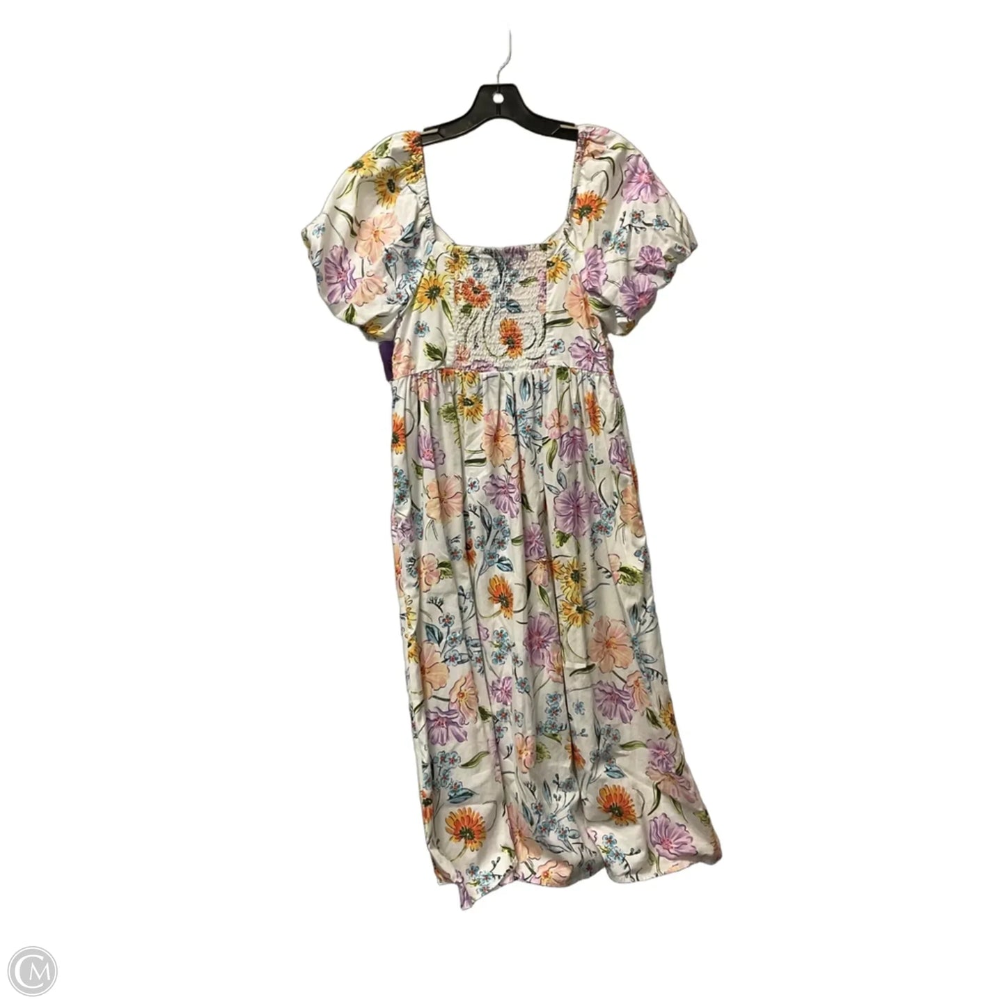 Dress Casual Midi By Crown And Ivy In Floral Print, Size: S
