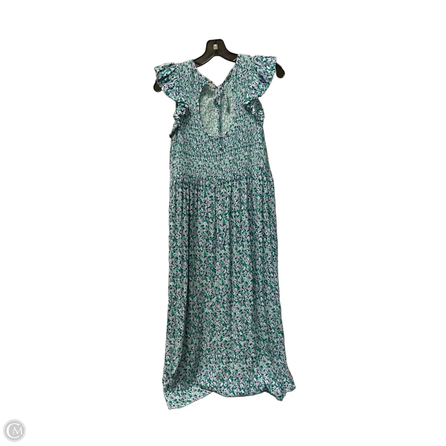 Dress Casual Midi By A New Day In Blue & Green, Size: S