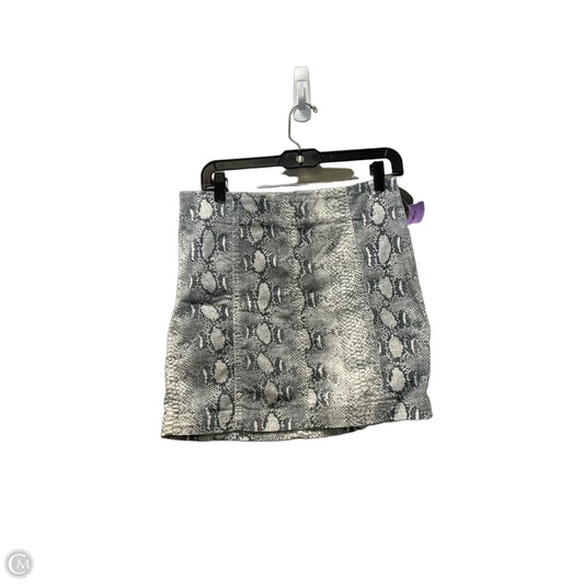 Skirt Mini & Short By Free People In Animal Print, Size: 10