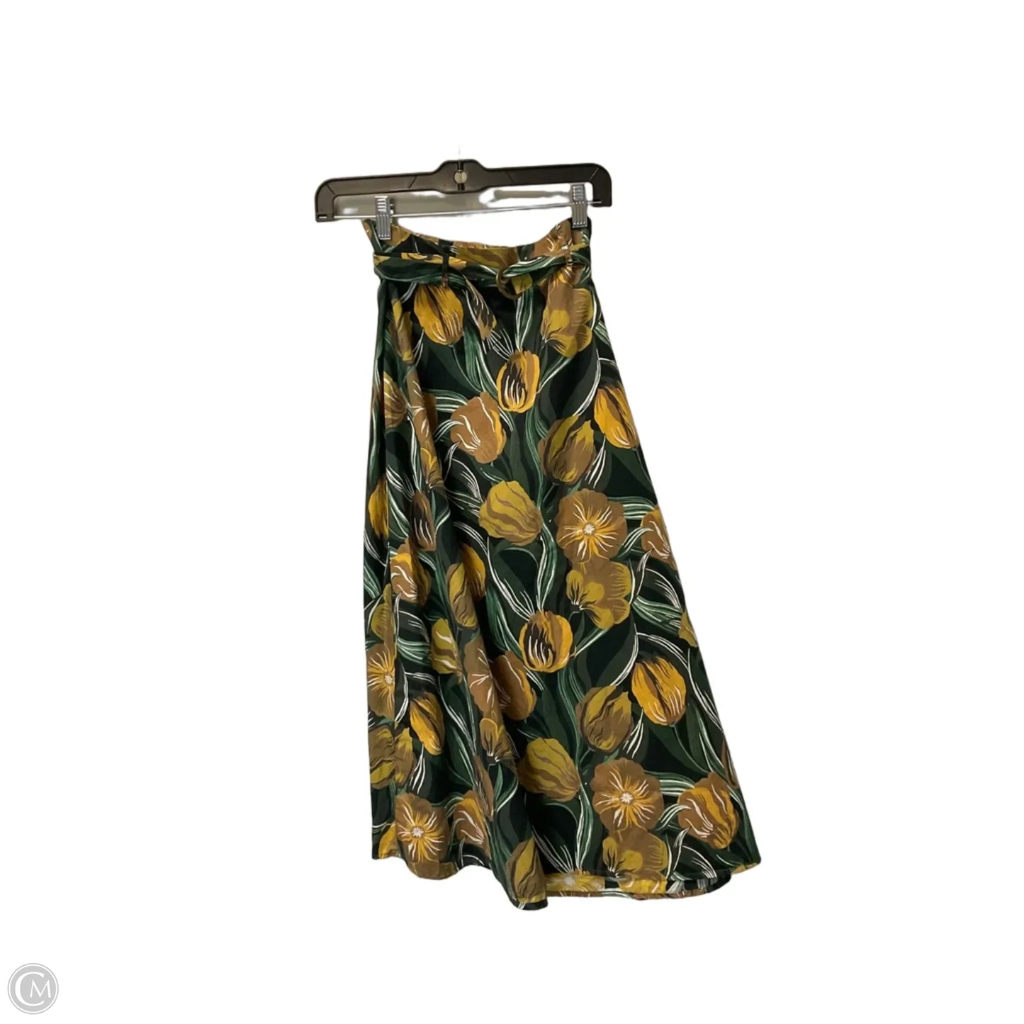 Skirt Maxi By Corey Lynn Calter In Grey & Yellow, Size: S