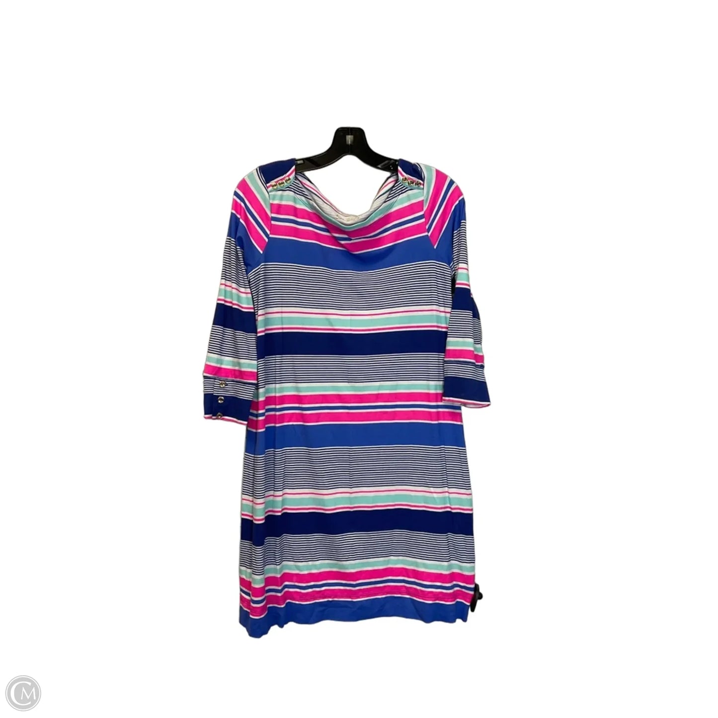 Dress Designer By Lilly Pulitzer In Blue & Pink, Size: M
