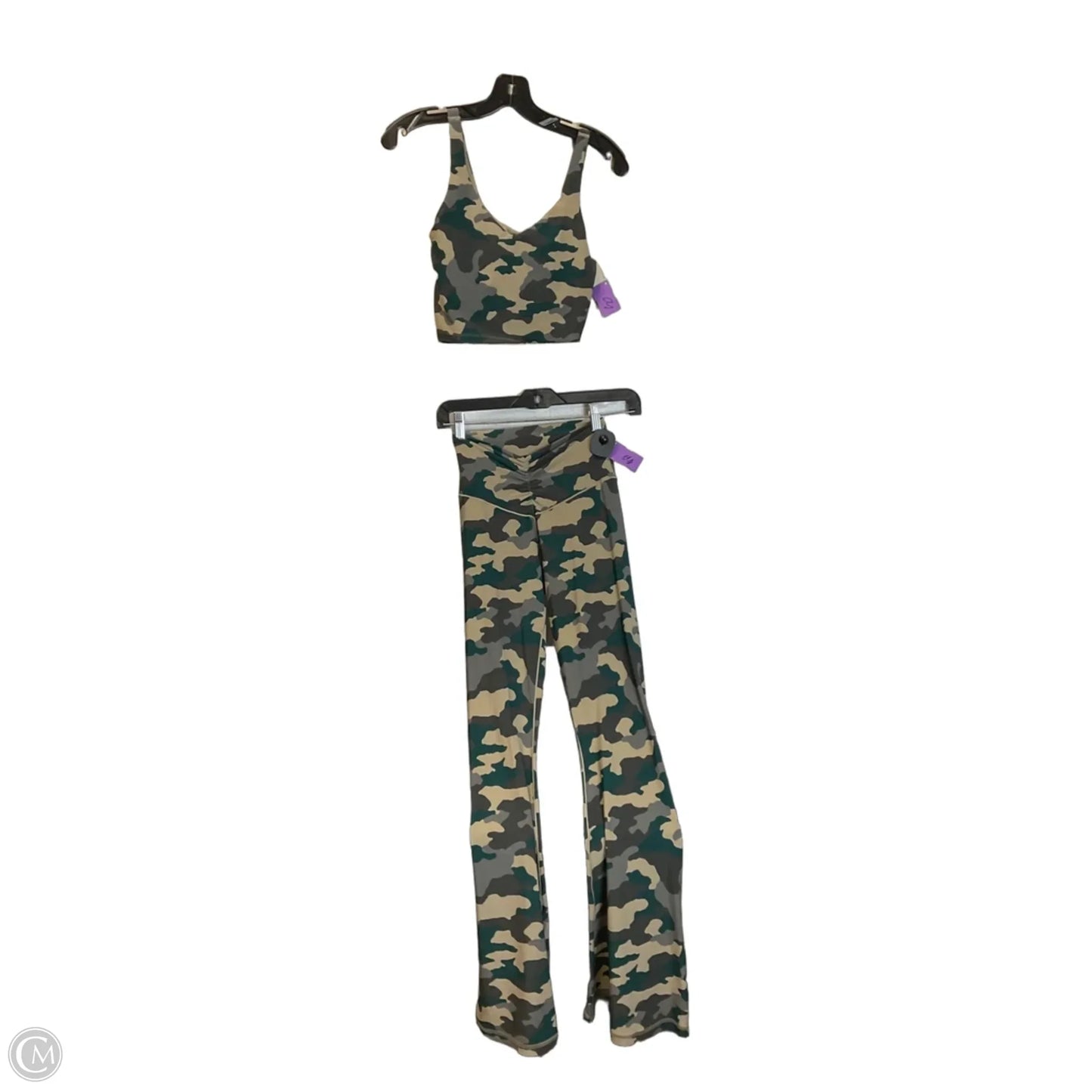 Athletic Pants 2pc By Offline In Camo Print, Size: M