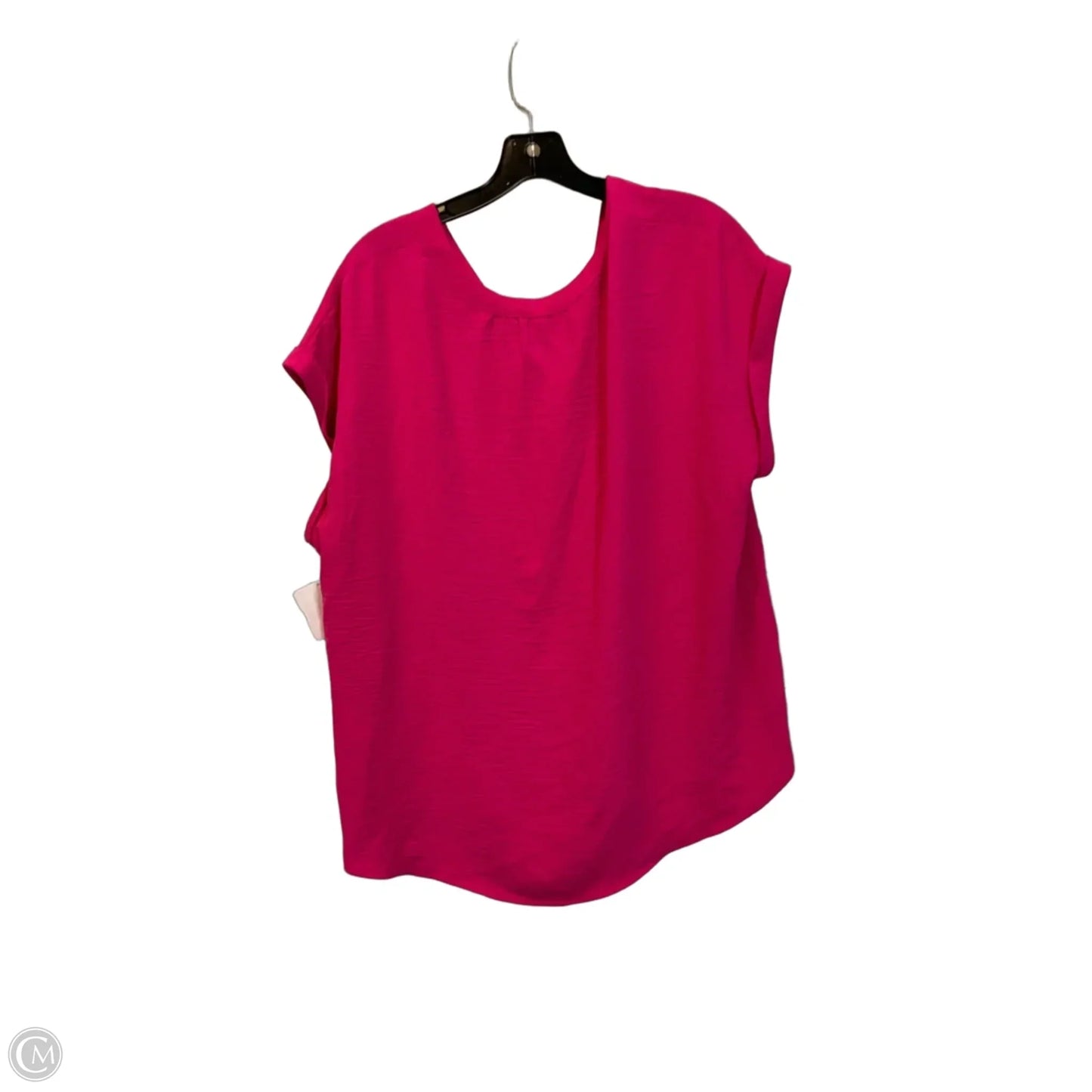 Top Short Sleeve By Rachel Roy In Pink, Size: Xl