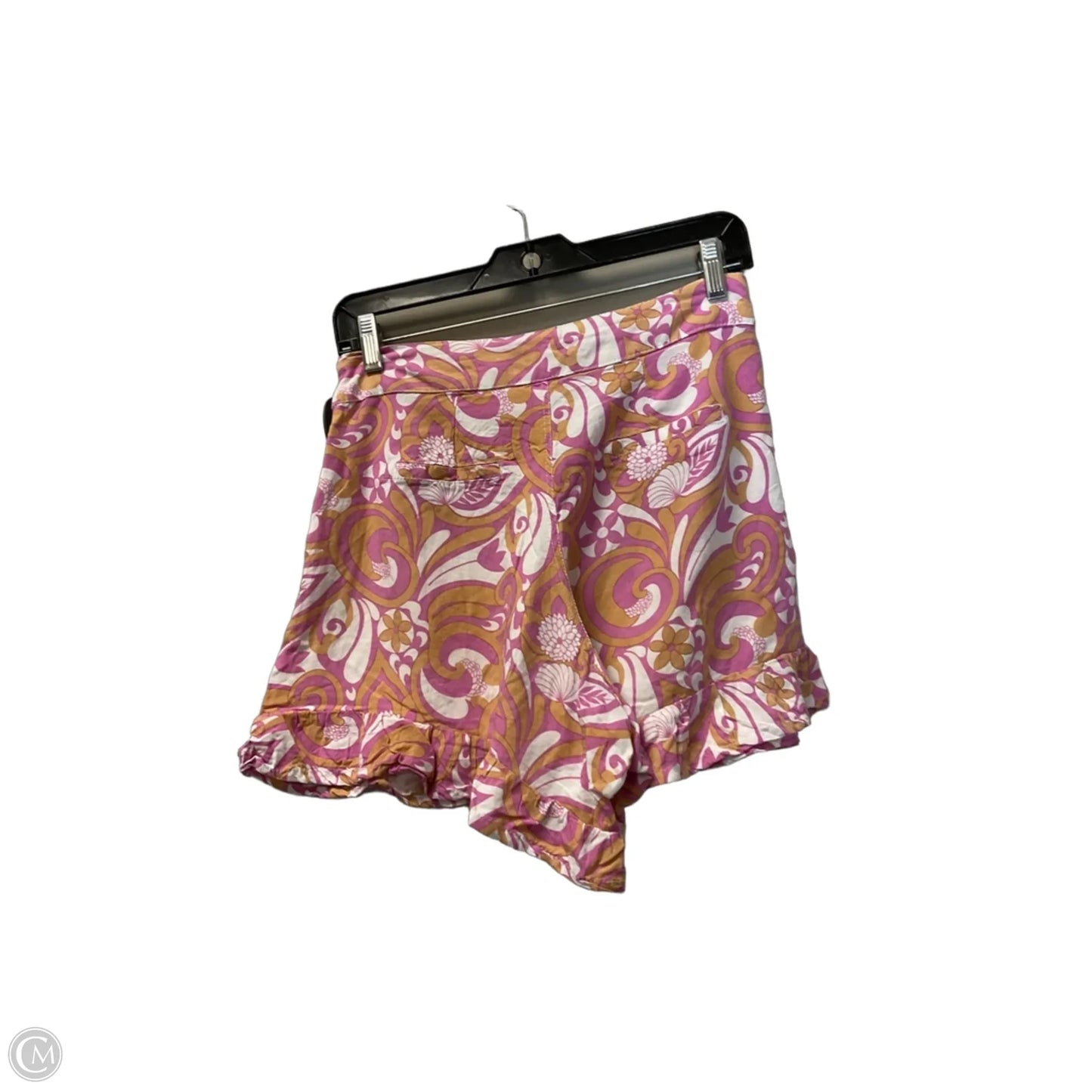Shorts By Clothes Mentor In Orange & Pink, Size: M