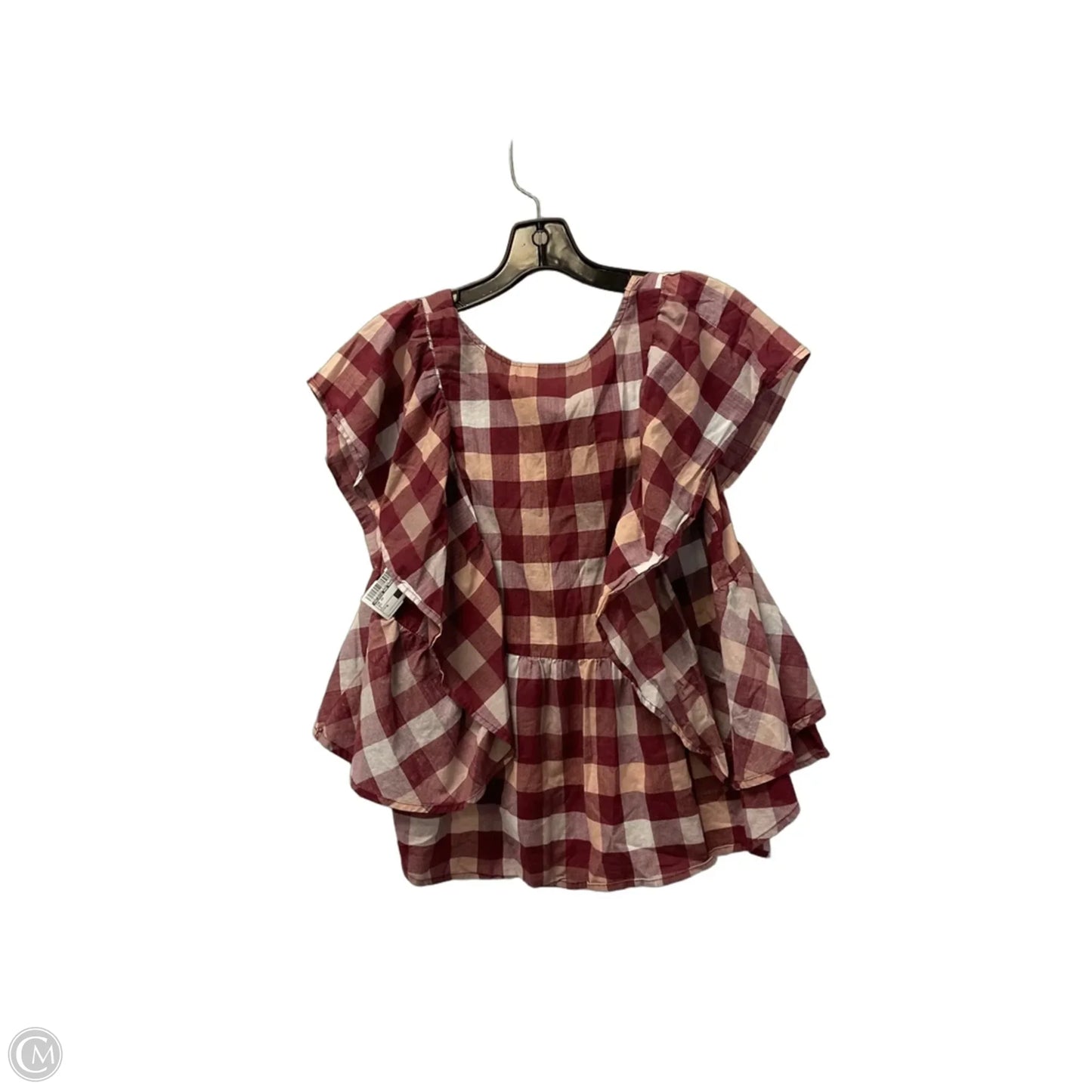 Top Short Sleeve By Melrose And Market In Red, Size: M