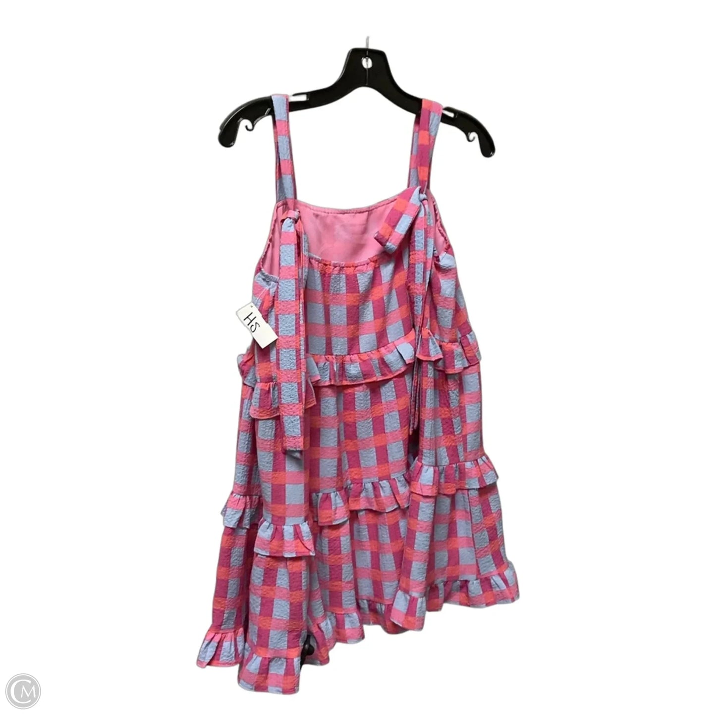 Dress Casual Short By Buddy Love In Blue & Pink, Size: M
