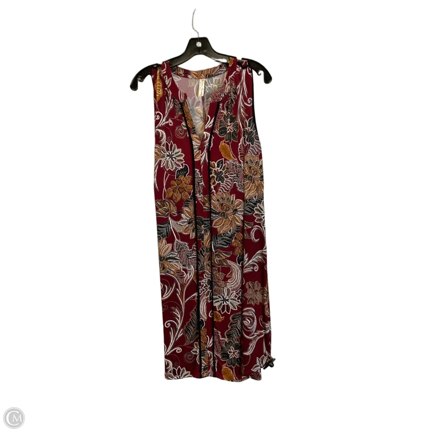 Dress Casual Short By Perseption Concept In Red, Size: M