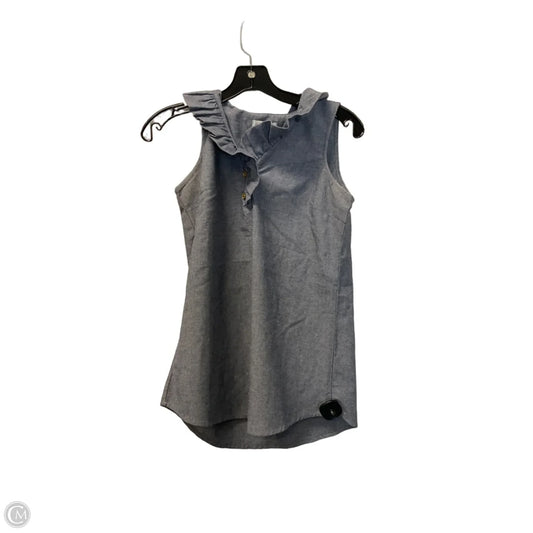 Top Sleeveless By Mudpie In Blue, Size: Xs