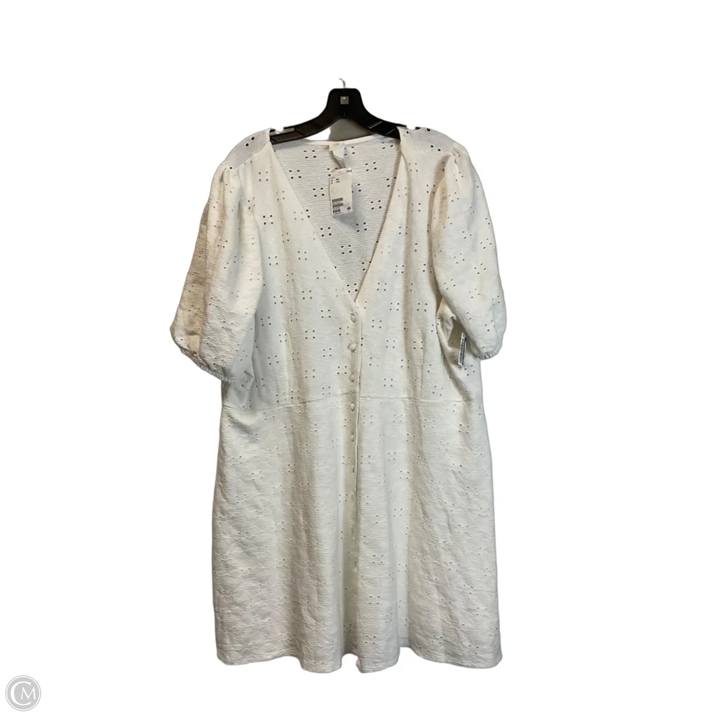 Dress Casual Short By H&m In White, Size: Xxl