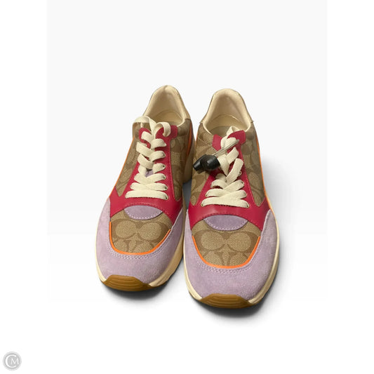 Shoes Designer By Coach In Purple, Size: 10