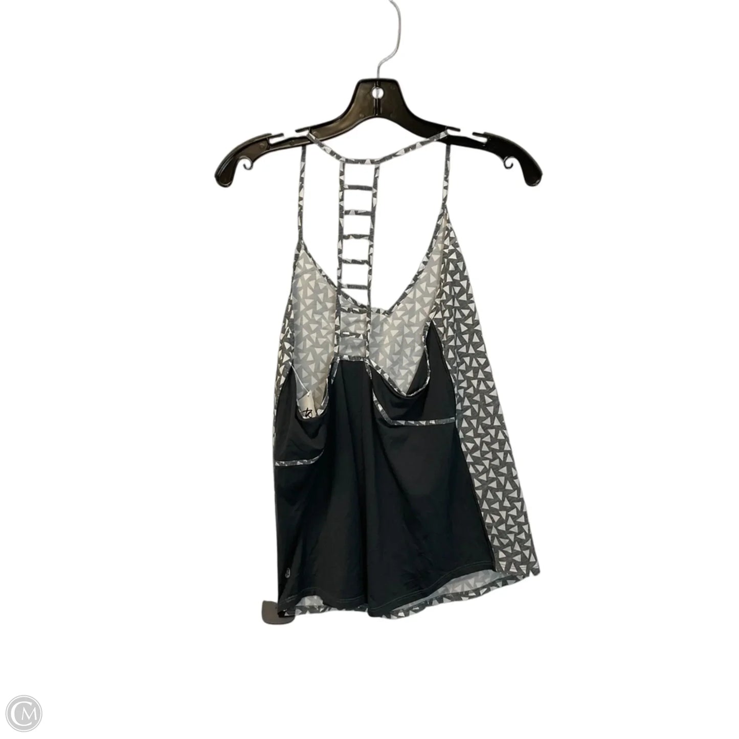Athletic Tank Top By Lululemon In Grey, Size: M