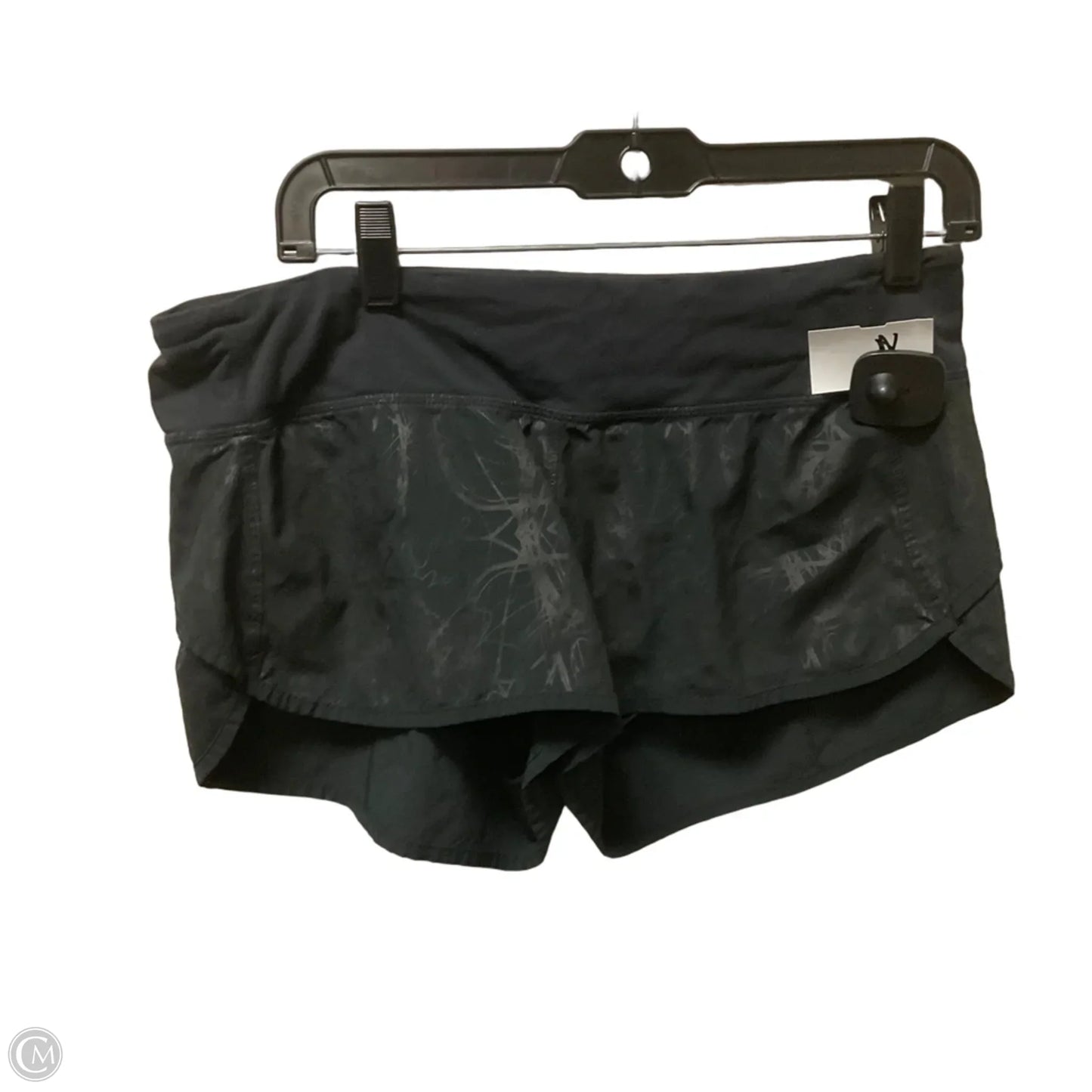 Athletic Shorts By Lululemon In Black & Grey, Size: 8