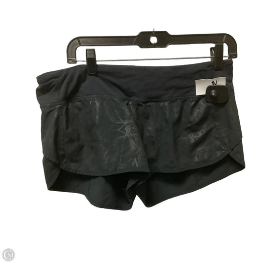 Athletic Shorts By Lululemon In Black & Grey, Size: 8
