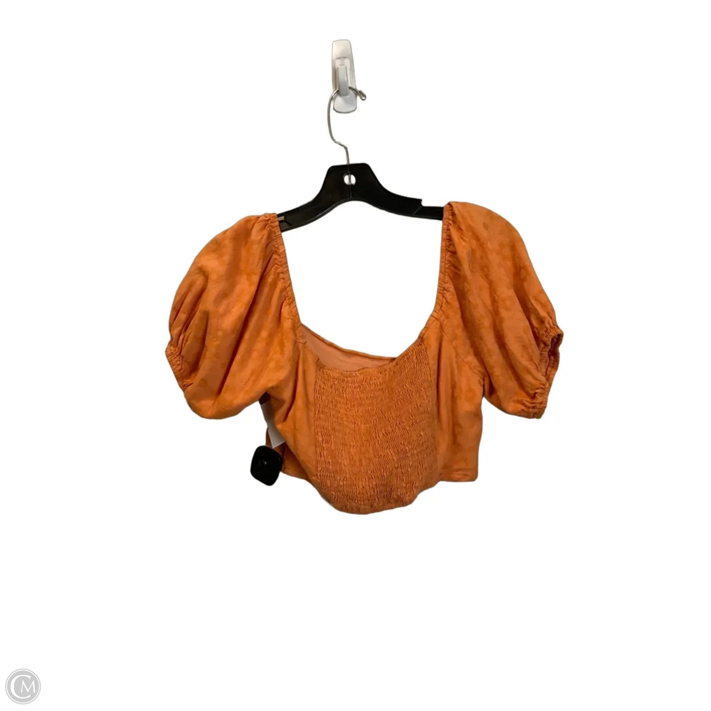Top Short Sleeve By Le Lis In Orange, Size: S