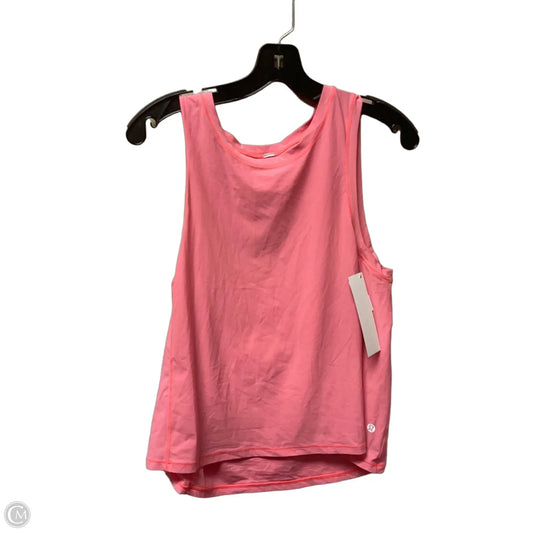 Athletic Tank Top By Lululemon In Pink, Size: M