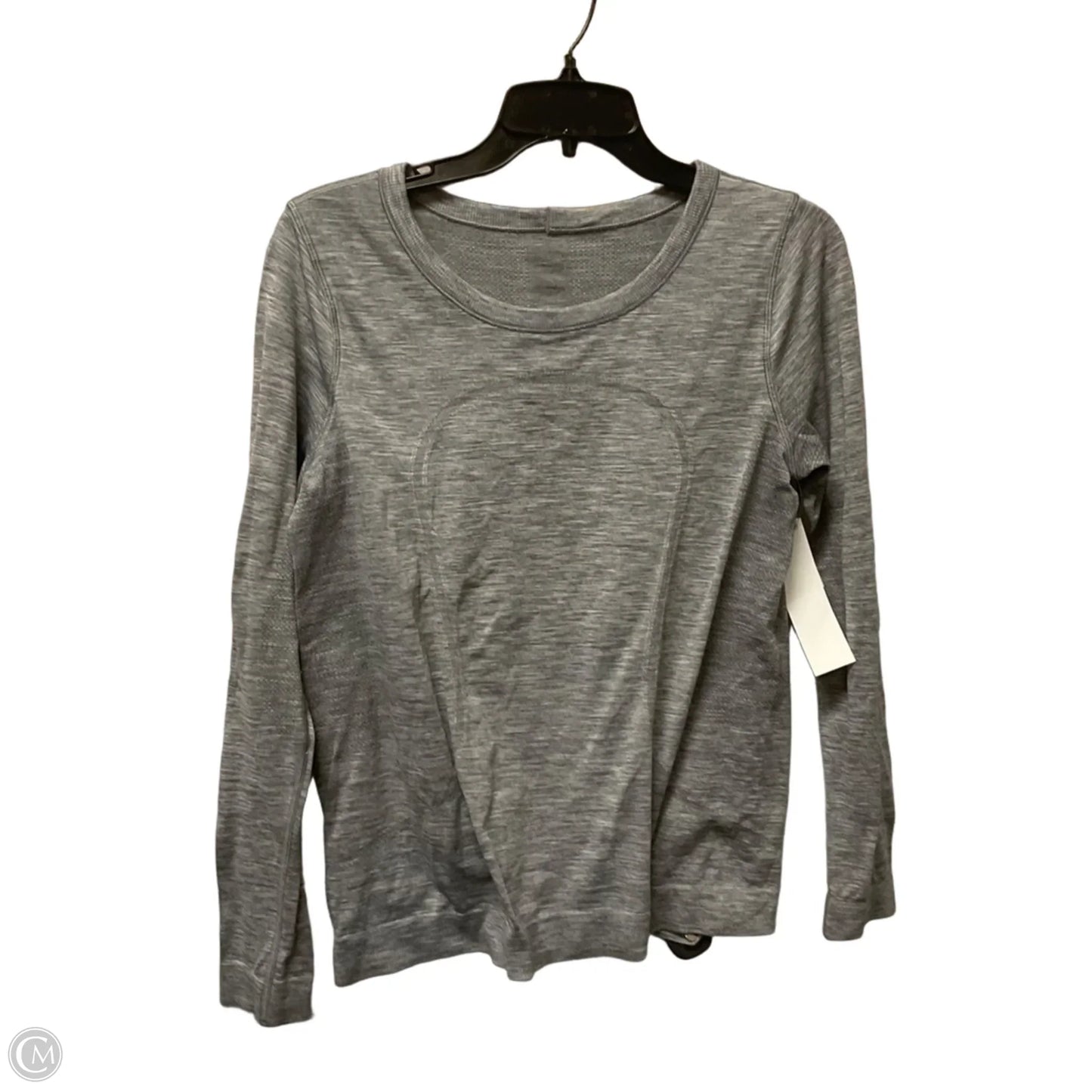 Top Long Sleeve By Lululemon In Grey, Size: M