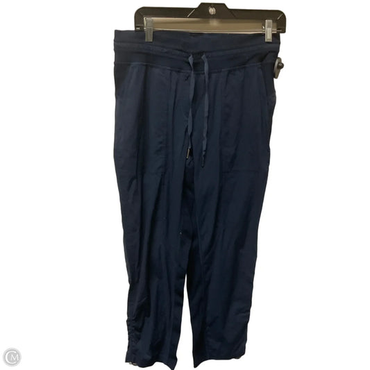 Athletic Pants By Lululemon In Navy, Size: 8