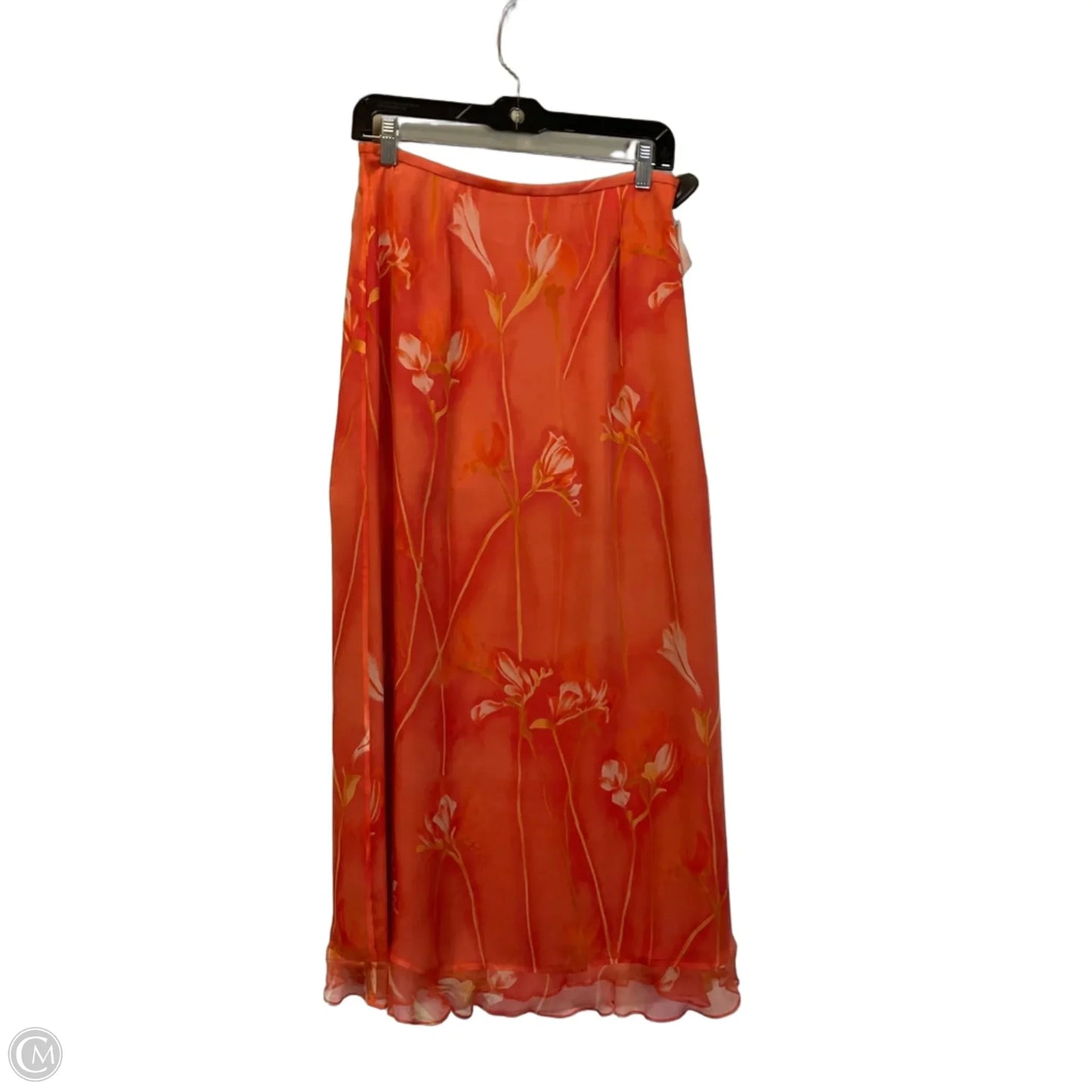Skirt Maxi By Carlisle In Orange, Size: 8