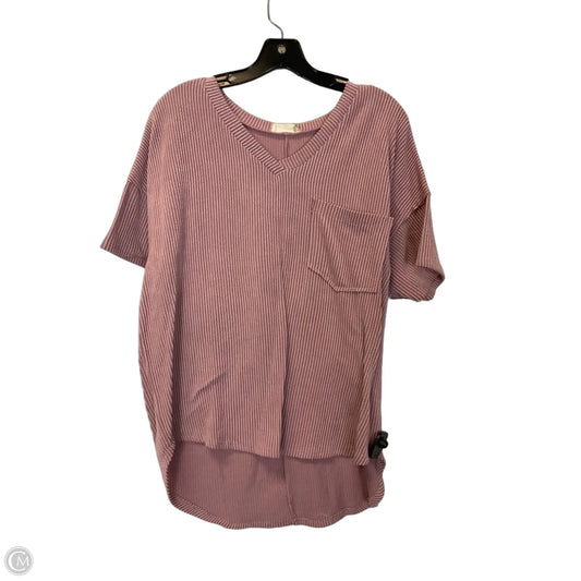 Top Short Sleeve By Altard State In Pink, Size: S