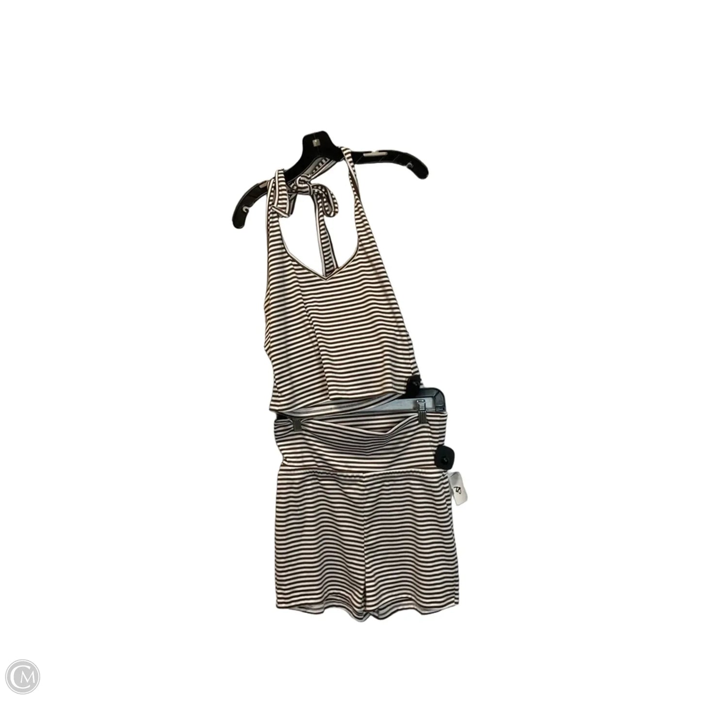 Shorts Set By Clothes Mentor In Brown & White, Size: L