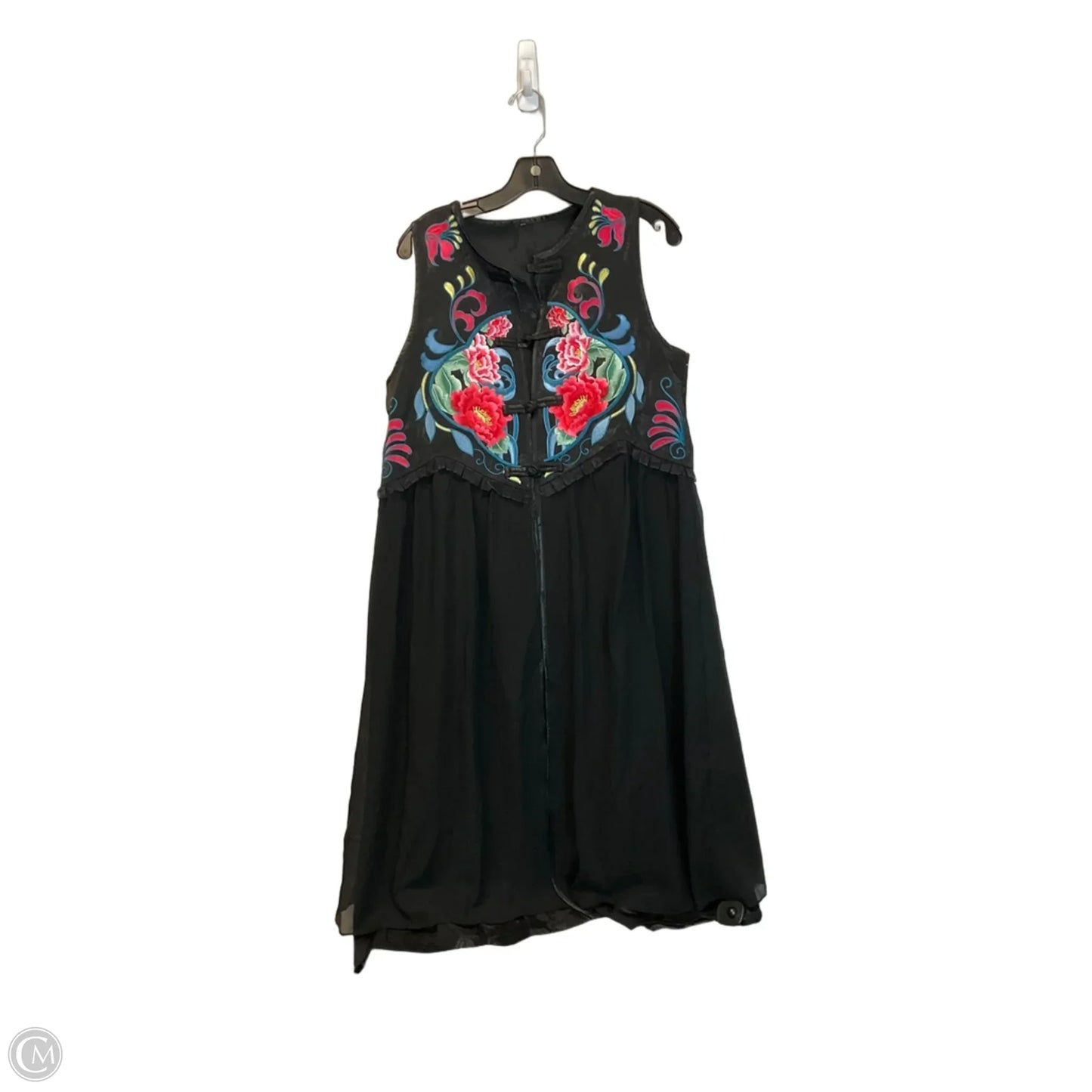Dress Casual Maxi By Clothes Mentor In Black, Size: Xl