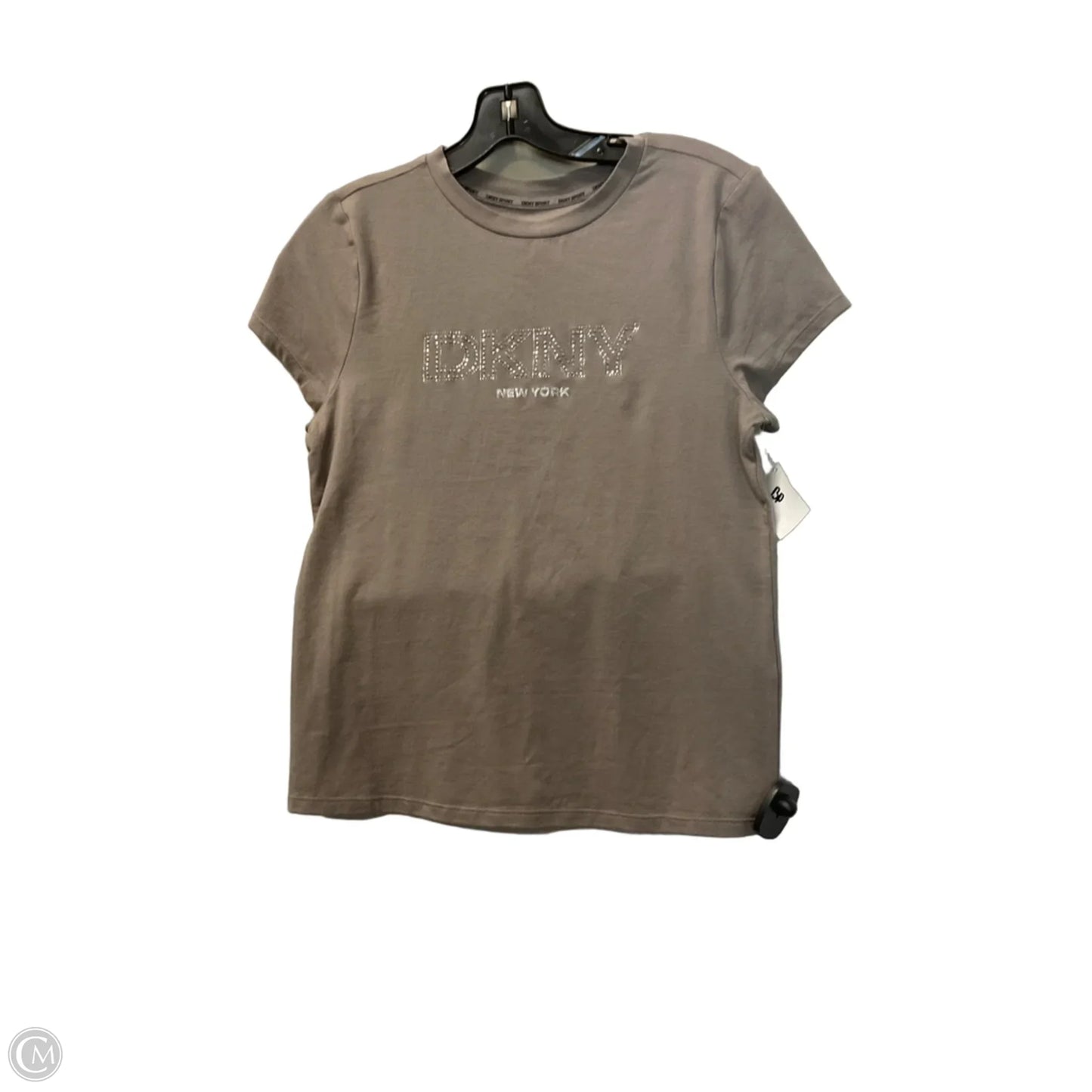 Top Short Sleeve Basic By Dkny In Brown, Size: M