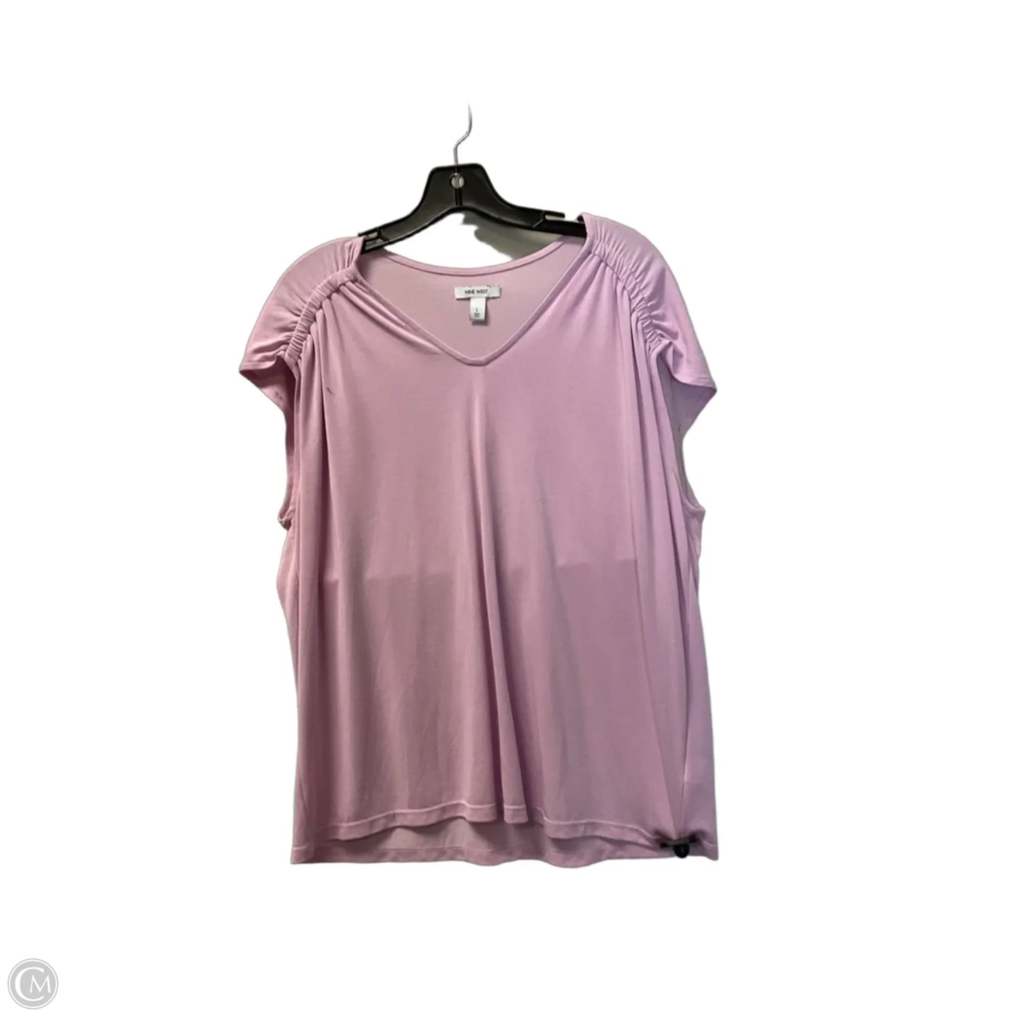 Top Sleeveless By Nine West In Pink, Size: L