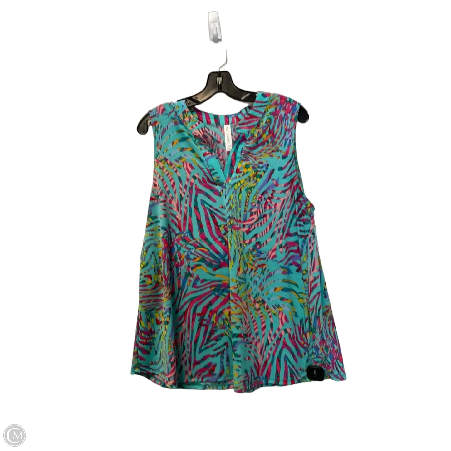 Top Sleeveless By Dear Scarlett In Blue, Size: L