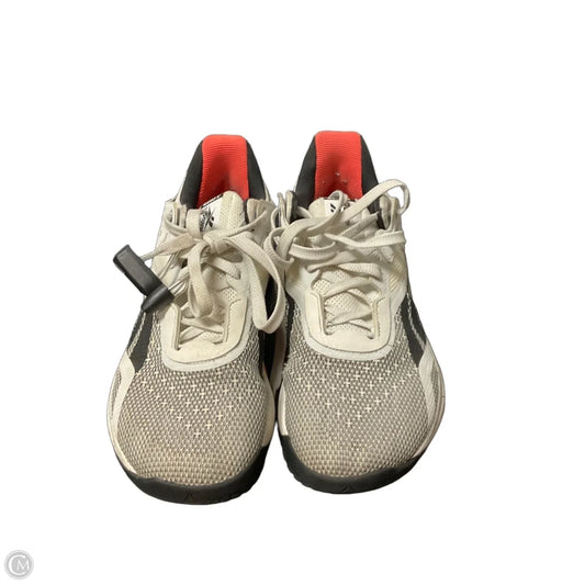 Shoes Athletic By Reebok In Grey & Orange, Size: 8
