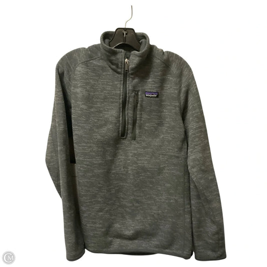 Jacket Fleece By Patagonia In Grey, Size: S