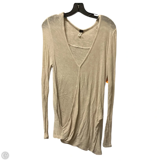 Top Long Sleeve By We The Free In Beige, Size: S