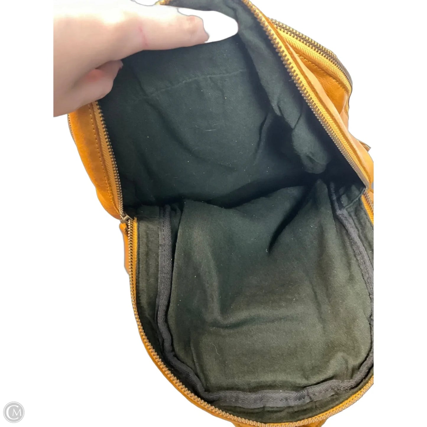 Backpack Leather By Cmb, Size: Medium