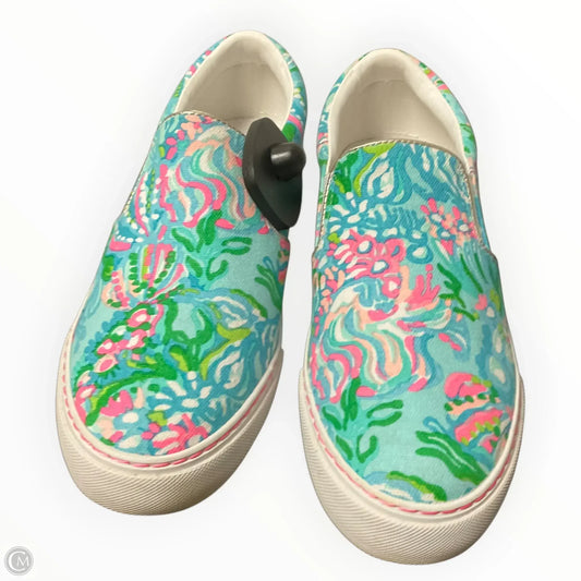 Shoes Designer By Lilly Pulitzer In Blue, Size: 7