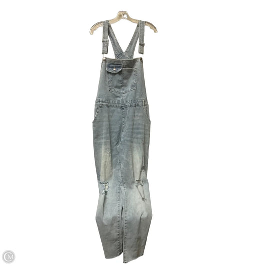 Overalls By Clothes Mentor In Blue Denim, Size: 2x