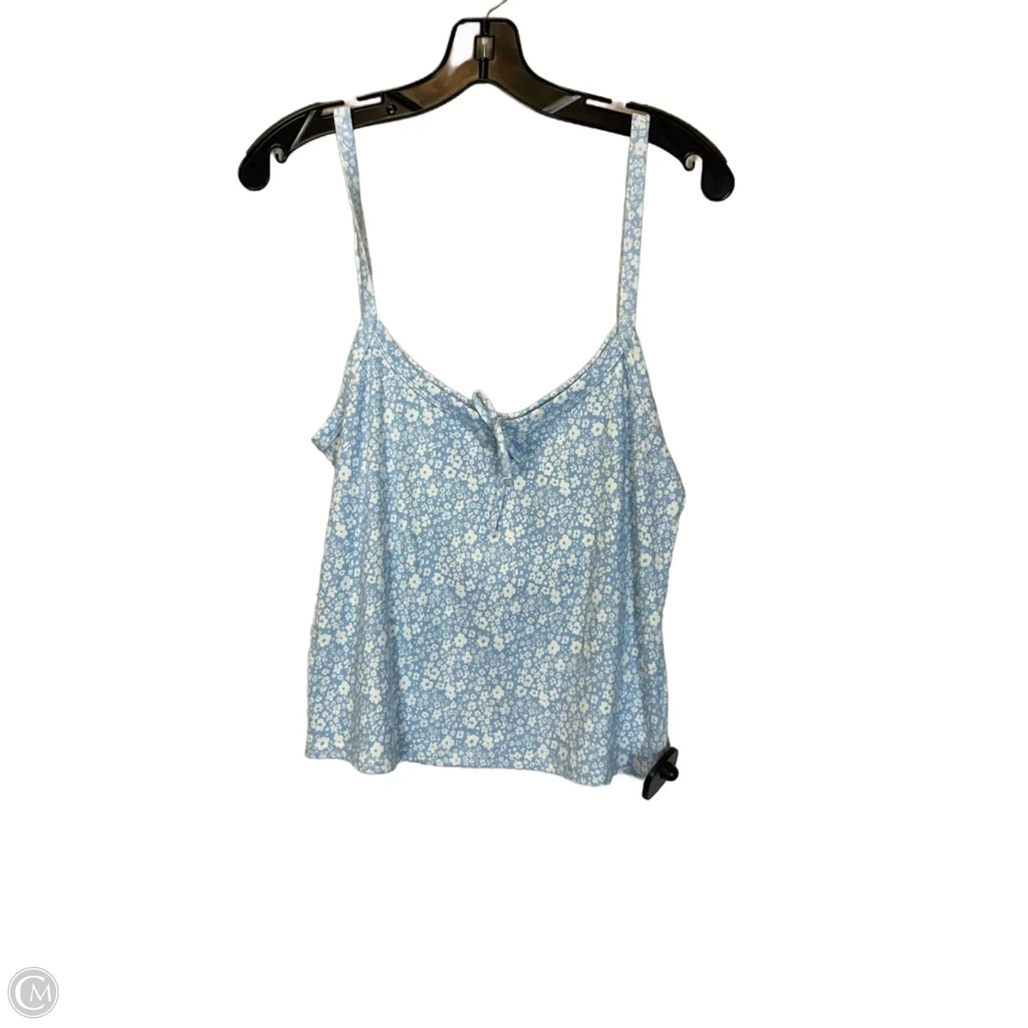 Top Sleeveless By Jolie & Joy In Blue & White, Size: Xl