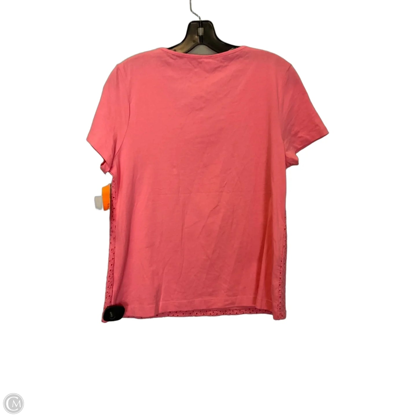 Top Short Sleeve By Croft And Barrow In Pink, Size: M