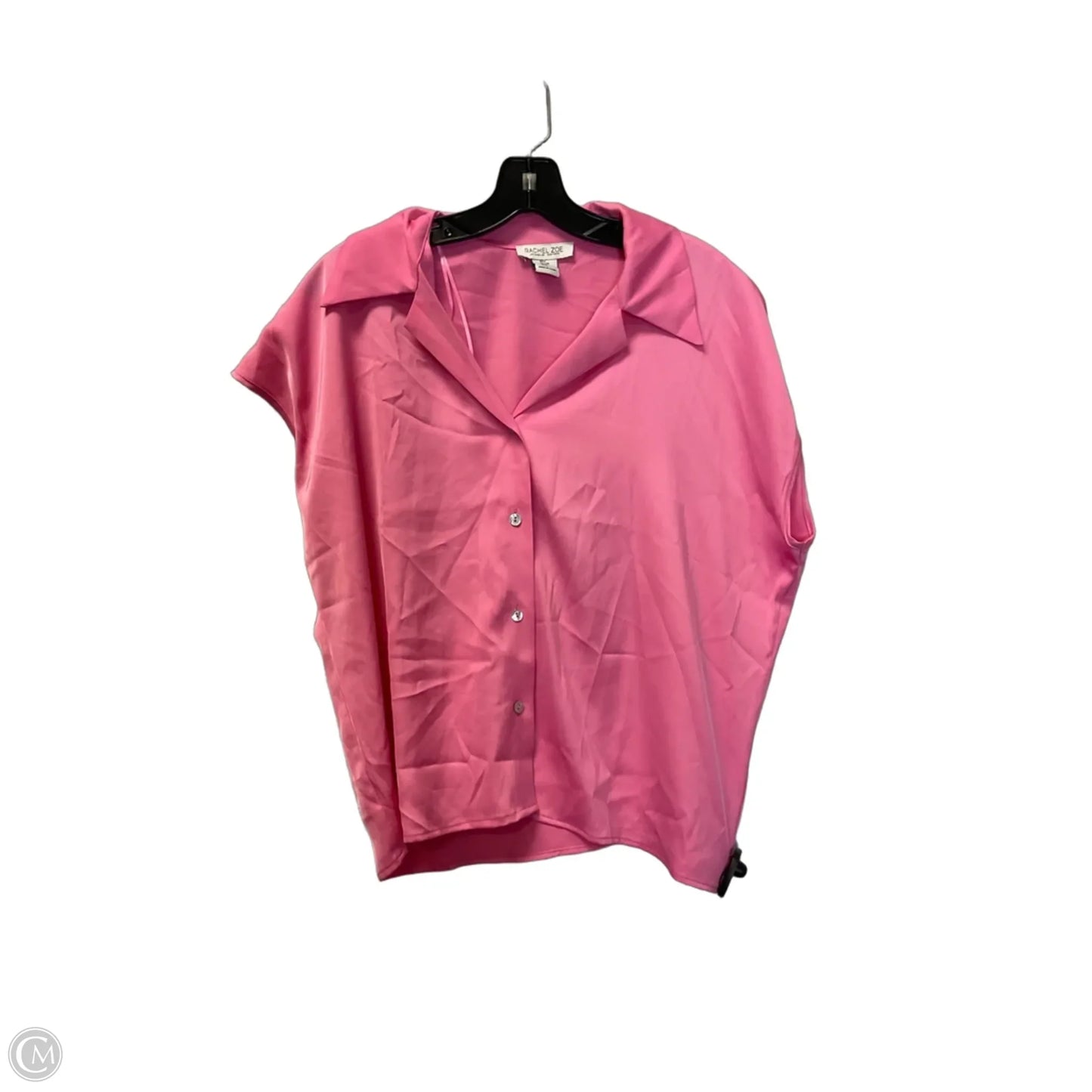 Top Short Sleeve By Rachel Zoe In Pink, Size: L