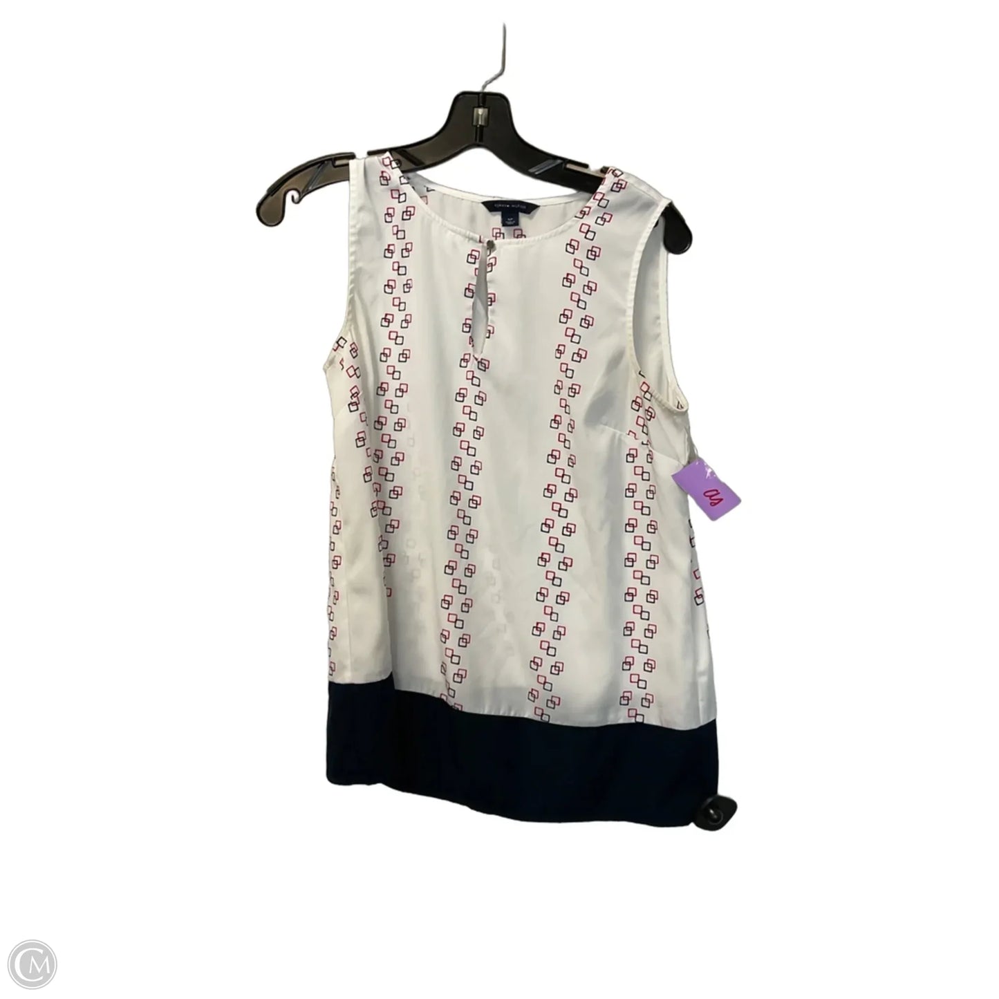 Top Sleeveless By Tommy Hilfiger In White, Size: Sp