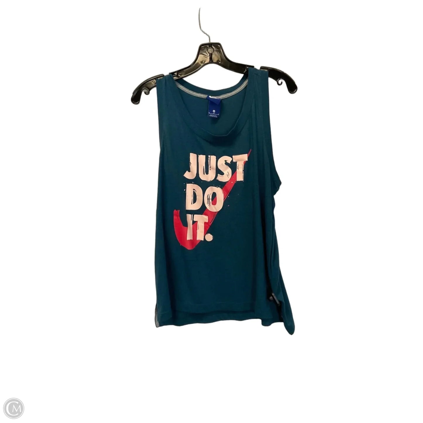 Top Sleeveless By Nike In Blue, Size: M