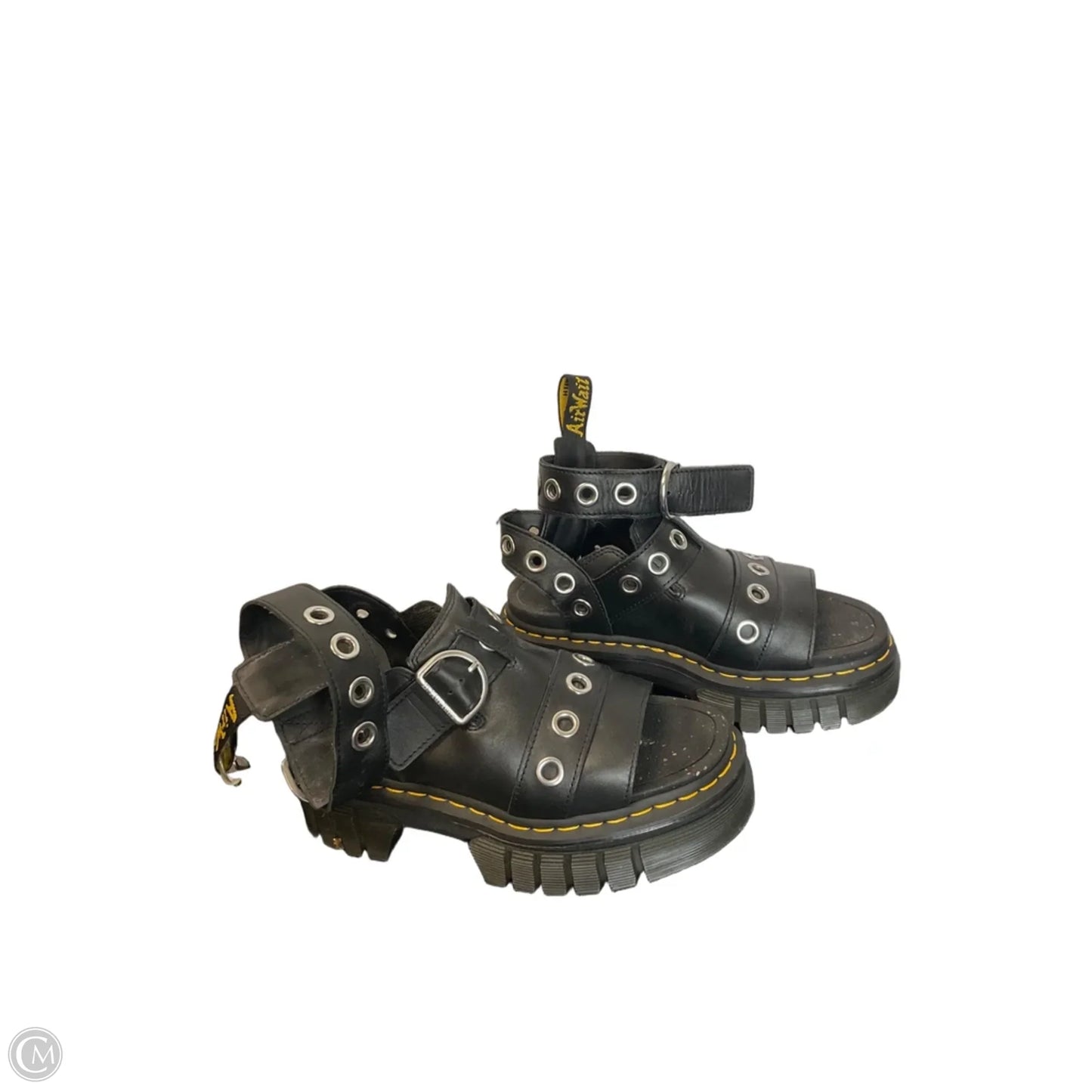 Sandals Flats By Dr Martens In Black, Size: 7