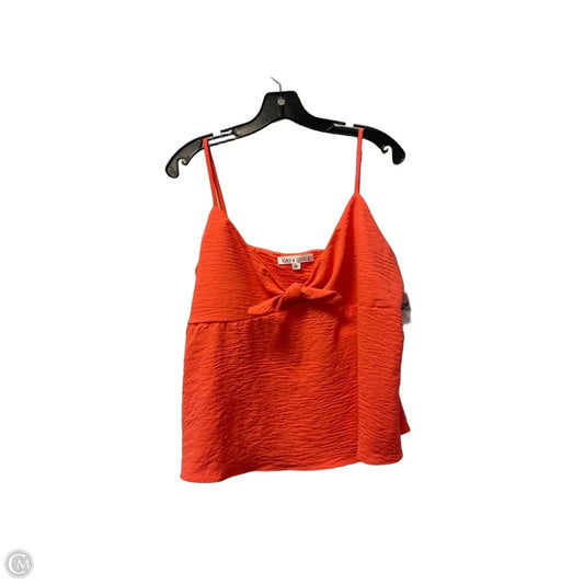Top Sleeveless By Clothes Mentor In Coral, Size: Xl