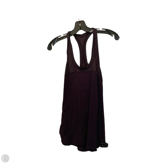 Athletic Tank Top By Lululemon In Purple, Size: M
