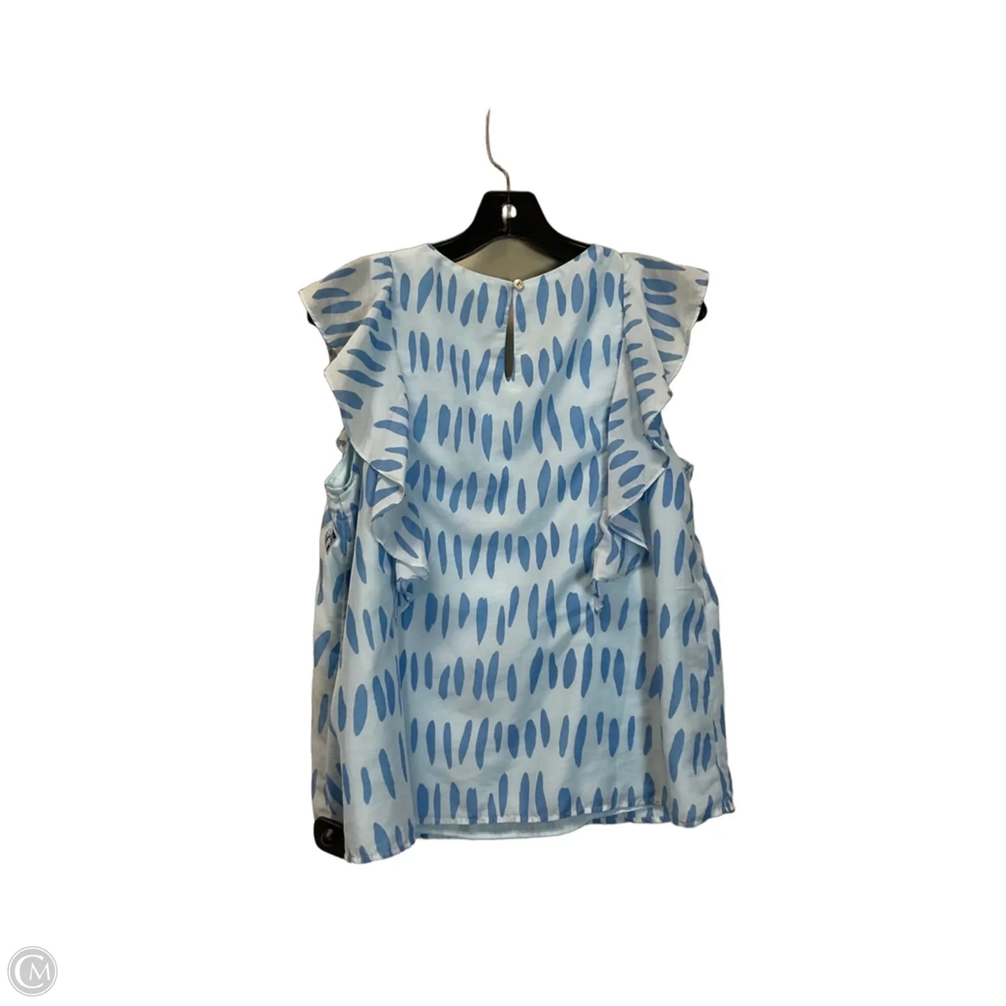 Top Sleeveless By J.marie In Blue, Size: M
