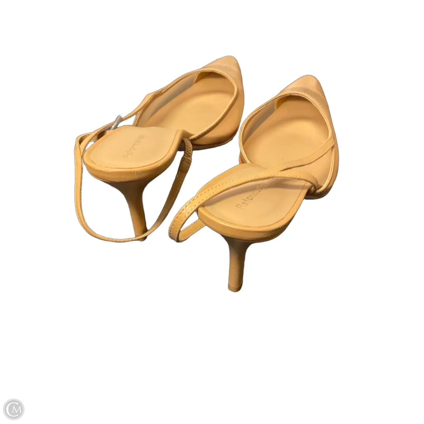 Shoes Heels Stiletto By Reformation In Tan, Size: 8
