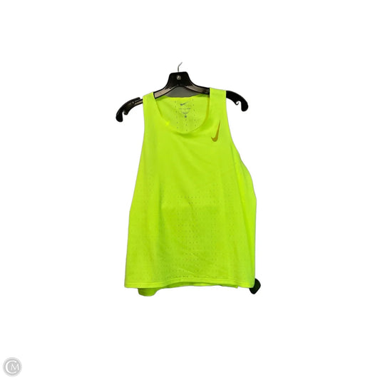 Athletic Tank Top By Nike In Green, Size: L