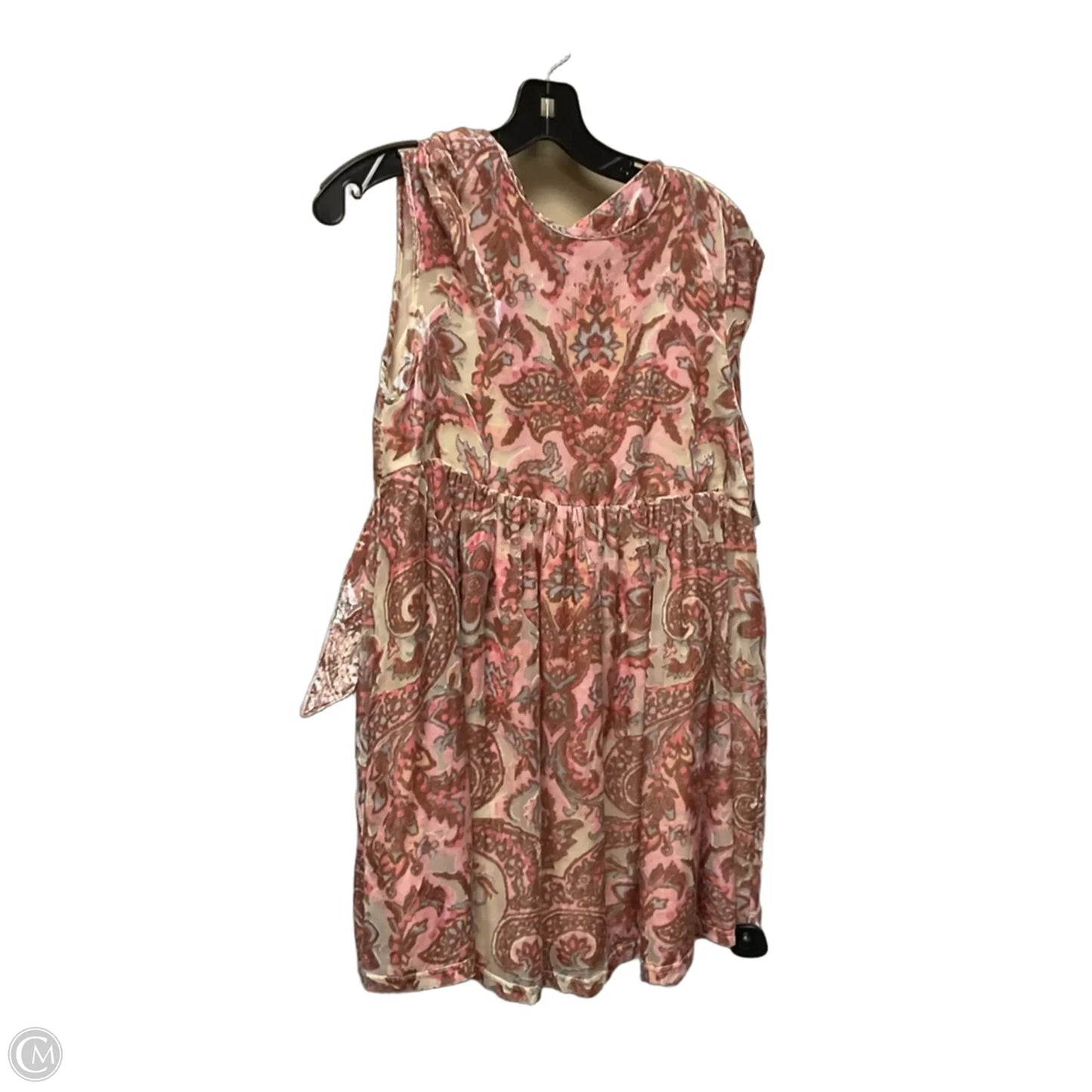Dress Casual Short By Free People In Pink & Tan, Size: Xs